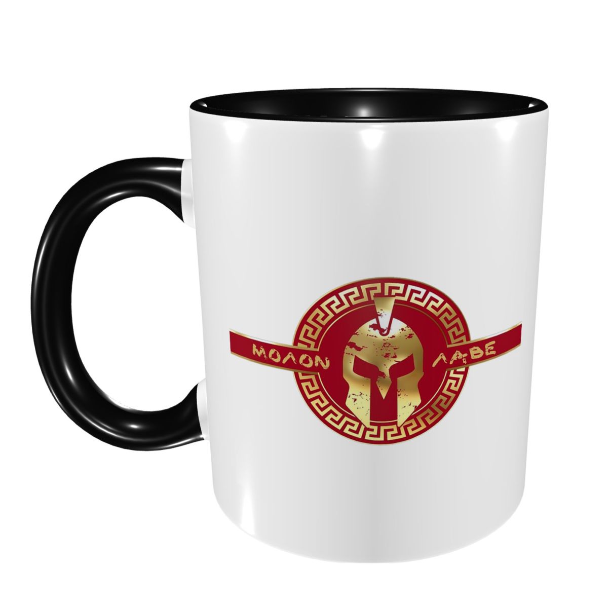 Coffee Tea Name - 스파르탄 스파르타 전사 헬멧 로고 머그