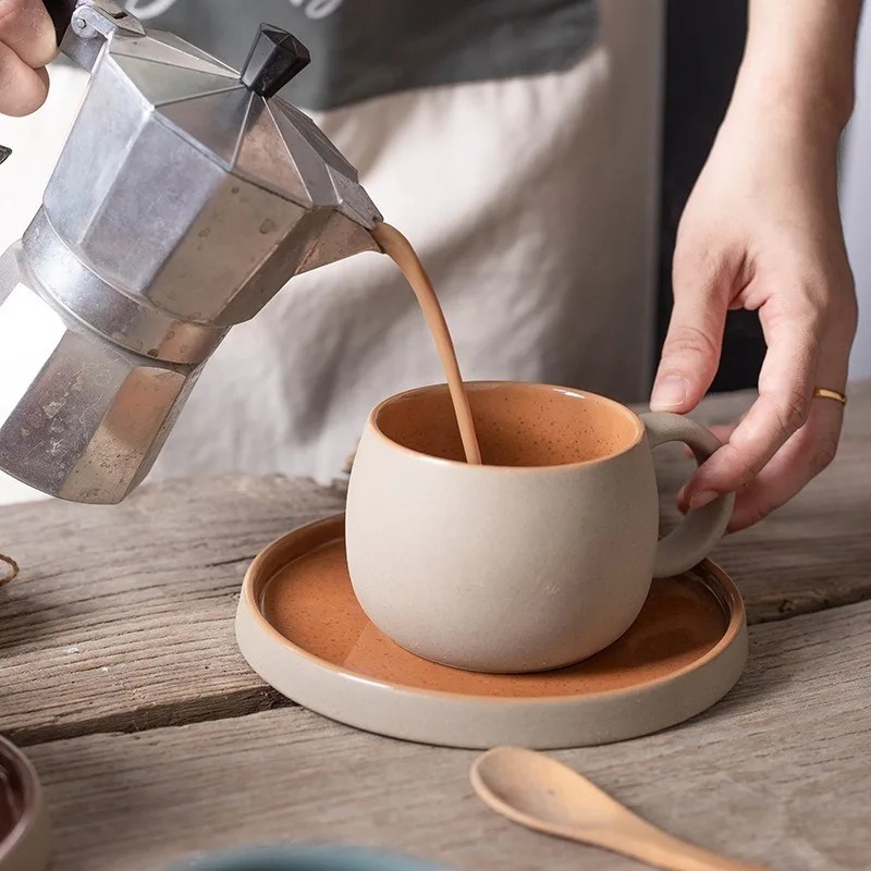 Xbloom Coffee Tea - 세라믹 커피컵 세트 일본식 고급 애프터눈