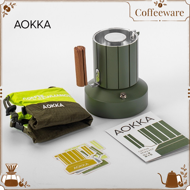 AOKKA 듀얼 밸브 모카 포트, 캠핑용 휴대용 커피  - Moka Pot Stove 리뷰 및 가격