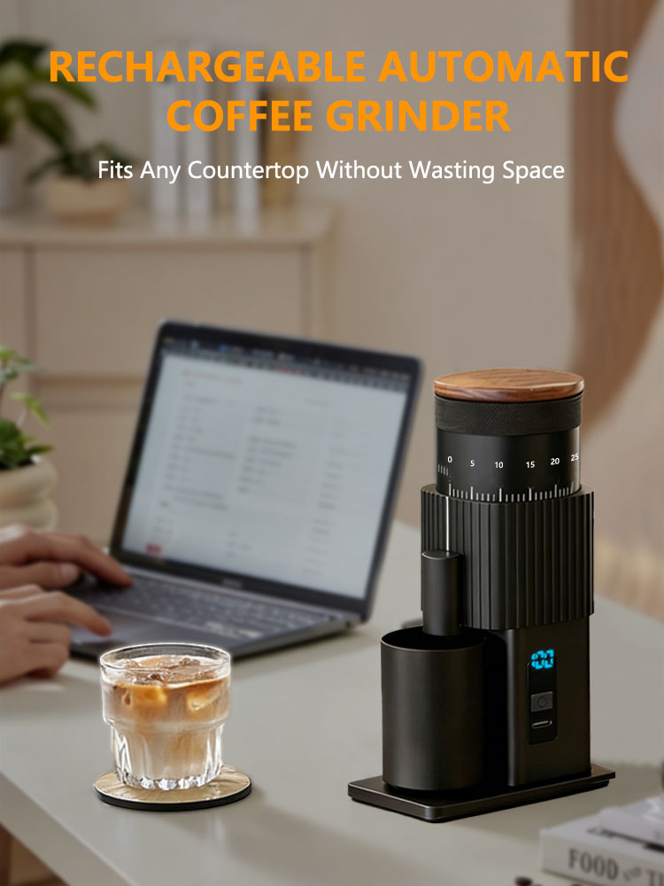 휴대용 전동 커피 그라인더, 충전식 스테인리스 스틸 6 - Burr Hand Grinder 리뷰 및 가격