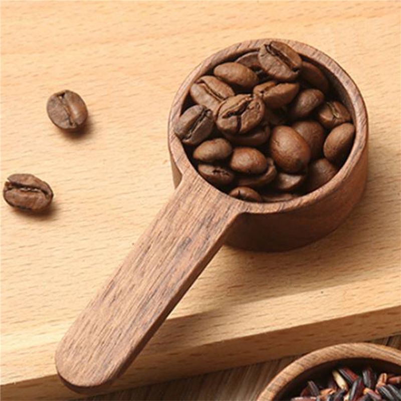 나무 계량 스푼 세트 주방용 계량 스푼 차 커피 스쿱  - Coffee Tea Sugar 리뷰 및 가격