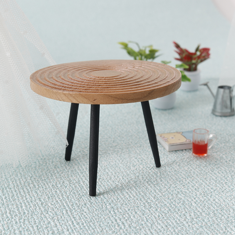 1:12 인형집 미니어처 원형 테이블 티 테이블 인형  - Coffee Tea & Espresso Appliances 리뷰 및 가격