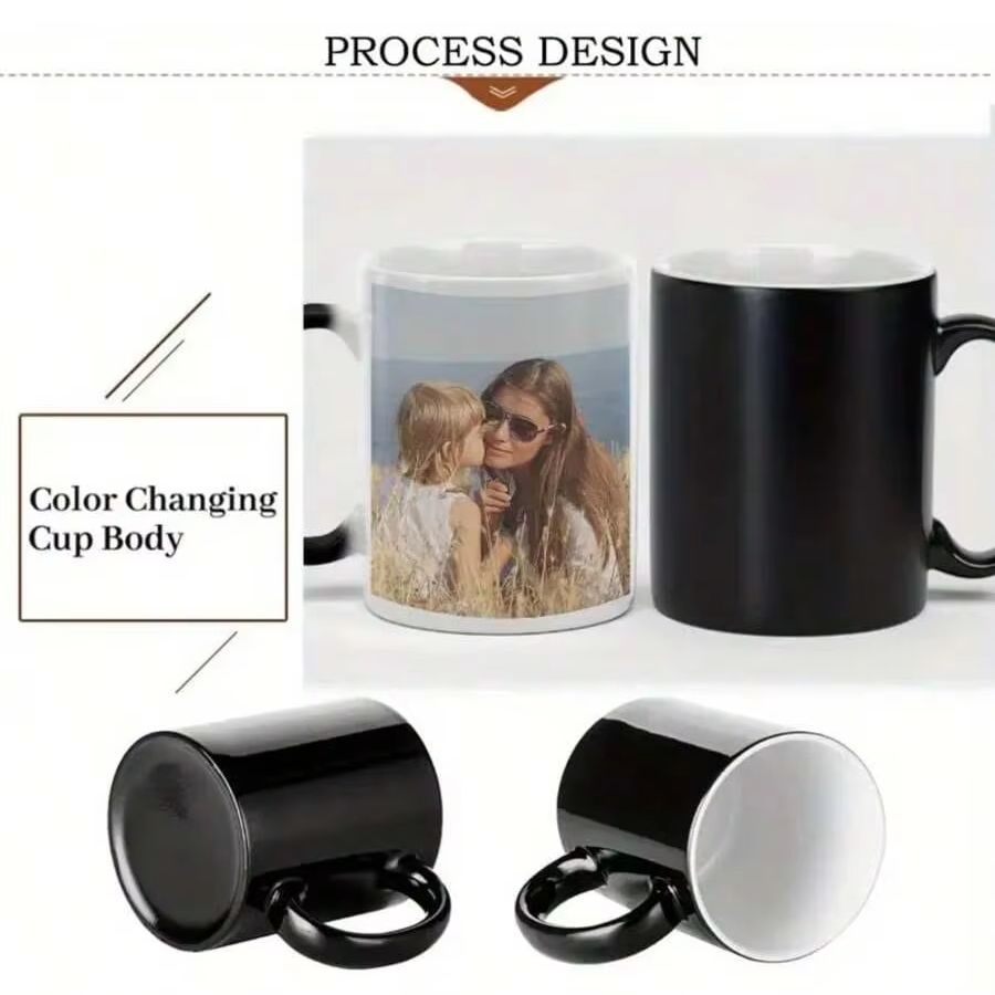 맞춤형 커피컵, 온도 변화 디스플레이 이미지 머그컵,  - Coffee Tea Images 리뷰 및 가격