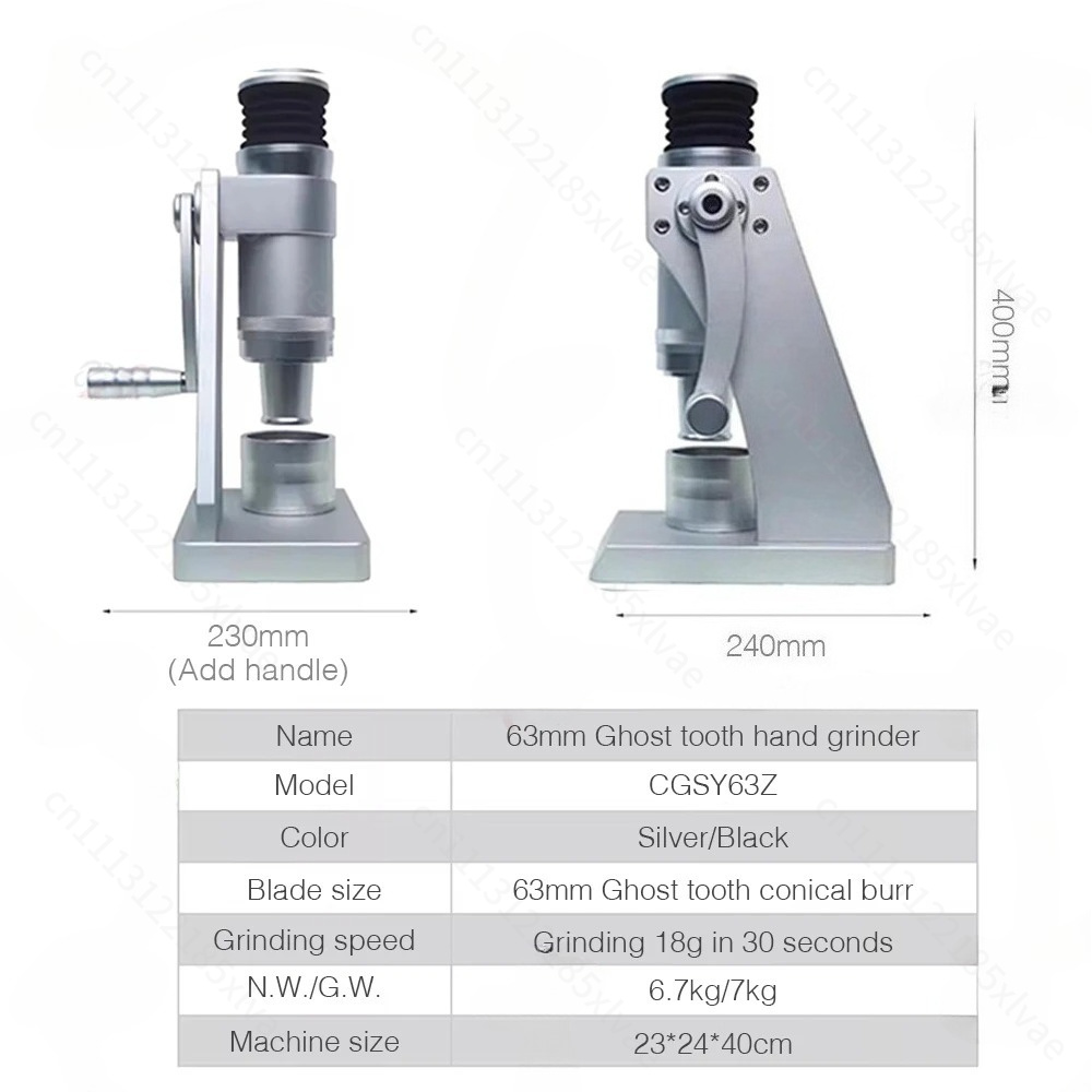 핸드 크랭크 63mm 커피 그라인더 터키식 커피 에스프 - Burr Hand Grinder 리뷰 및 가격
