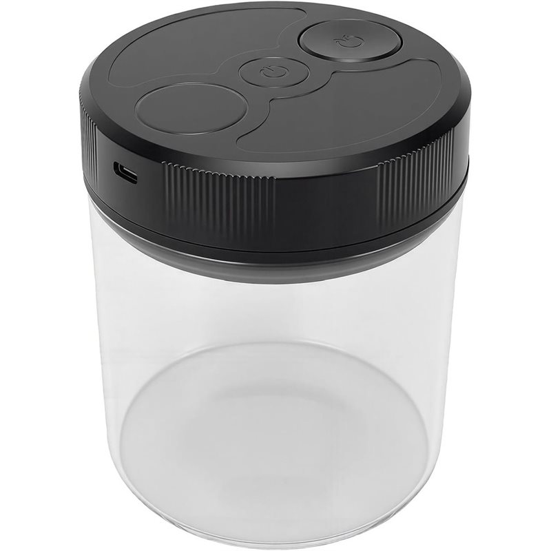 자동 진공 커피 보관 용기 700ml, 내열 유리 재질 - Coffee Tea Sugar 리뷰 및 가격