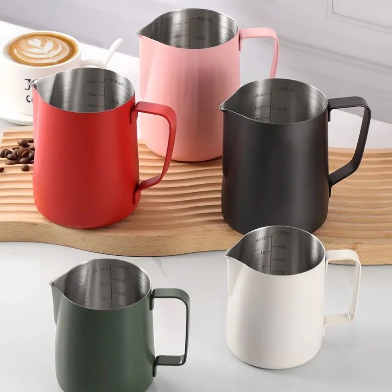350/600ML 커피 우유 거품기 주전자 304 스테 - Barista Milk Jug 리뷰 및 가격