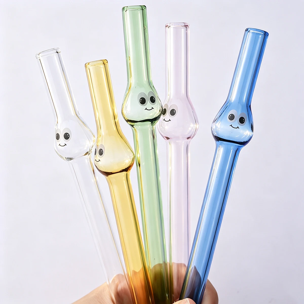 4pcs Wide 12mm Glass Straw Set - Coffee Tea And Sugar Set 리뷰 및 가격