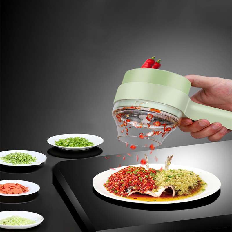 4In1 전기 야채 커터 세트 휴대용 무선 전기 마늘  - Burr Hand Grinder 리뷰 및 가격
