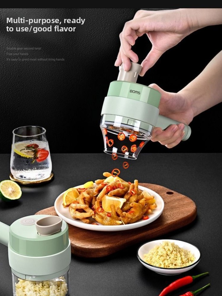 4In1 전기 야채 커터 세트 휴대용 무선 전기 마늘  - Burr Hand Grinder 리뷰 및 가격